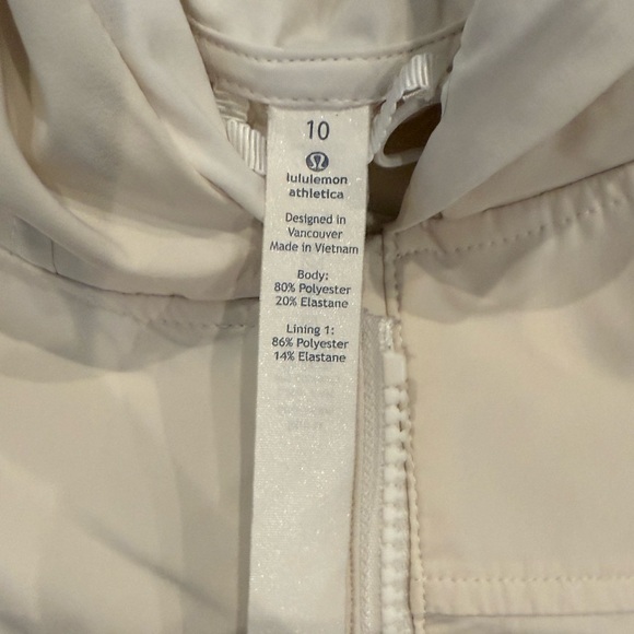Cream Lululemon Hooded Jacket - Picture 2 of 4